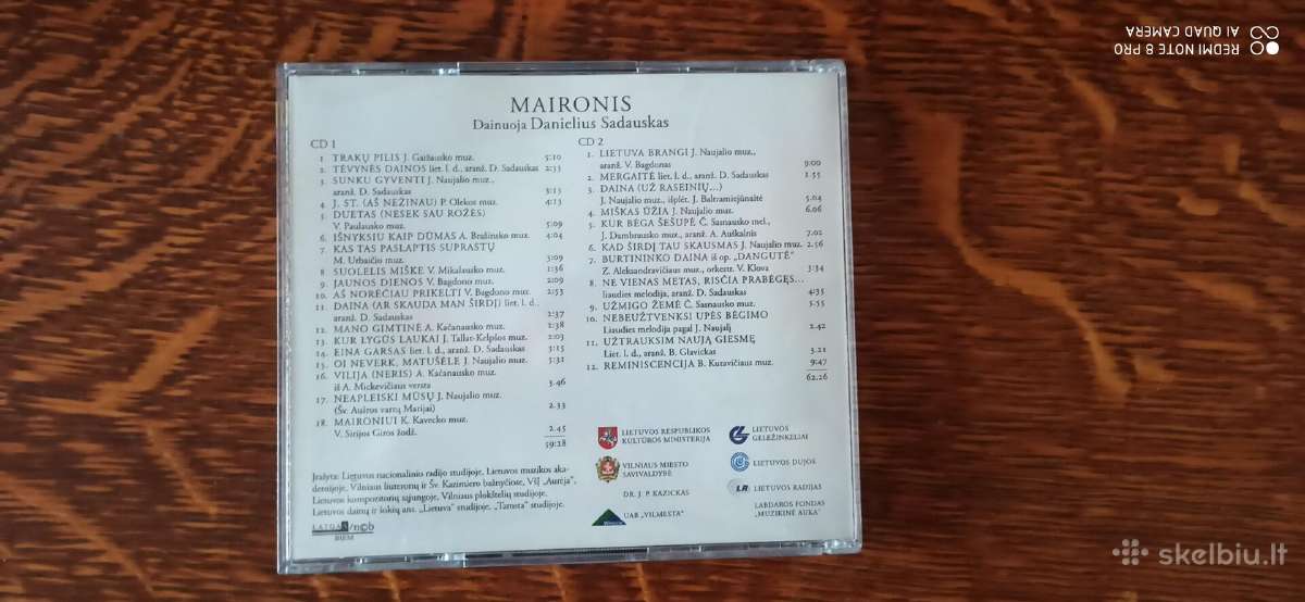 Parduodu kompaktine plokstele"maironis" - nuotraukos Nr. 2