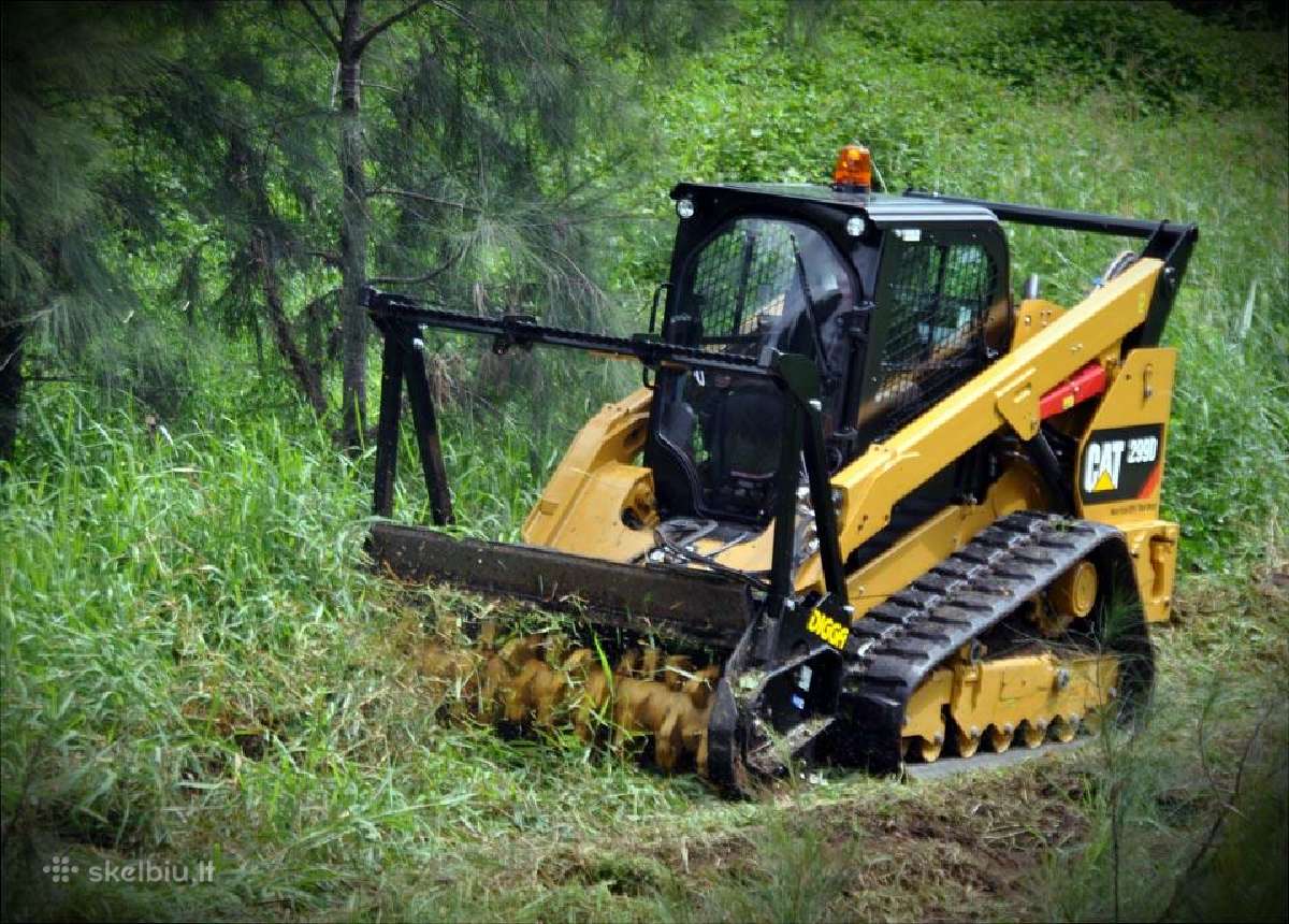 Vikšrinio Bobcat nuoma Apleistų sklypų tvarkymas - nuotraukos Nr. 3