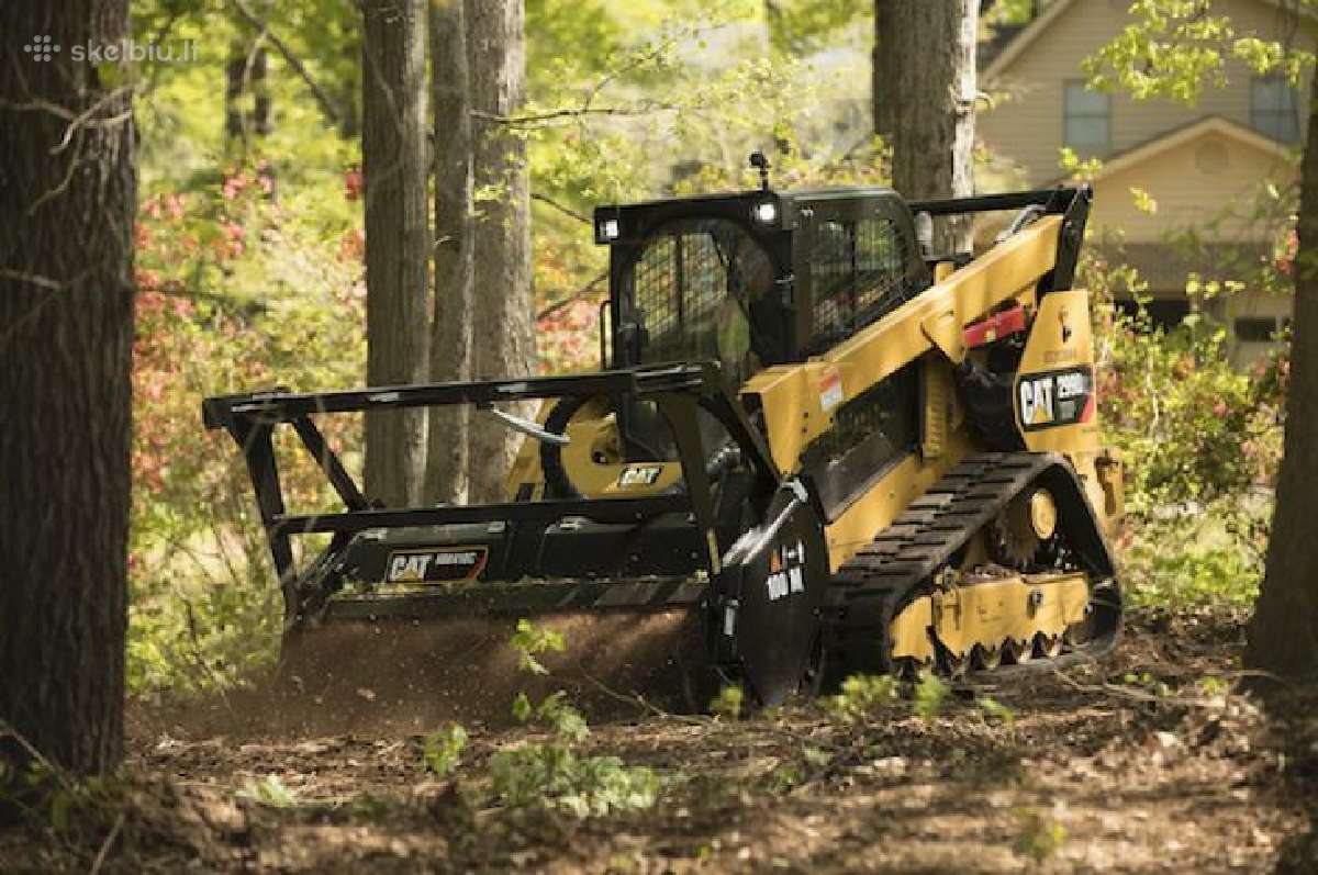 Vikšrinio Bobcat nuoma Apleistų sklypų tvarkymas - nuotraukos Nr. 17