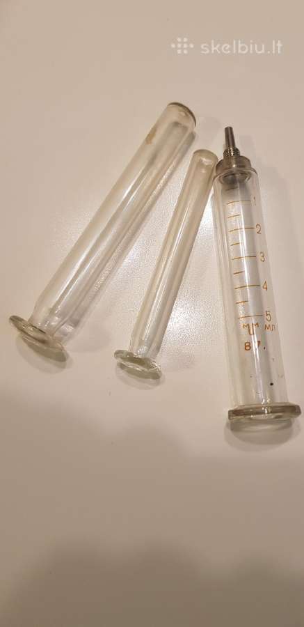 Senoviniai medicininiai švirkštai ir jų dalys - nuotraukos Nr. 5