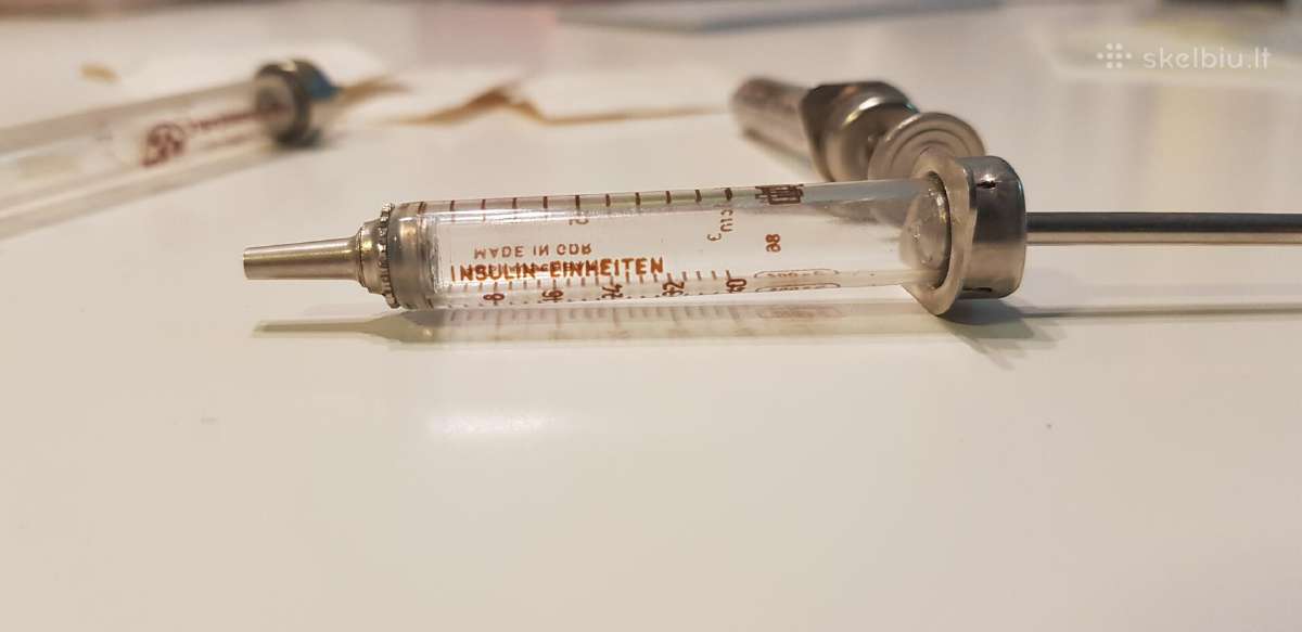 Senoviniai medicininiai švirkštai ir jų dalys - nuotraukos Nr. 9