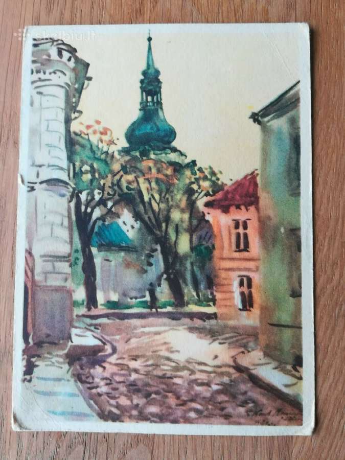 Senoviniai atvirukai iš Estijos(1961 m., 3 vnt.) - nuotraukos Nr. 4