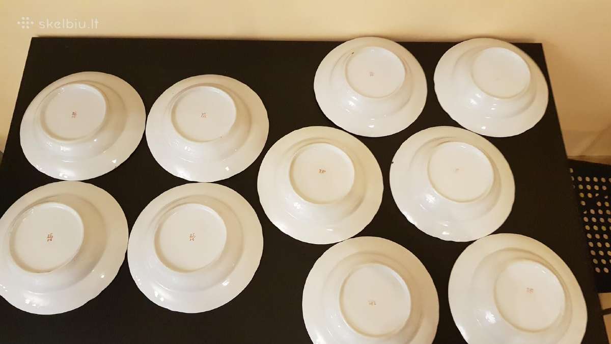6 Lėkštės sriubai ir 3antram patiekalui vintažinės - nuotraukos Nr. 8