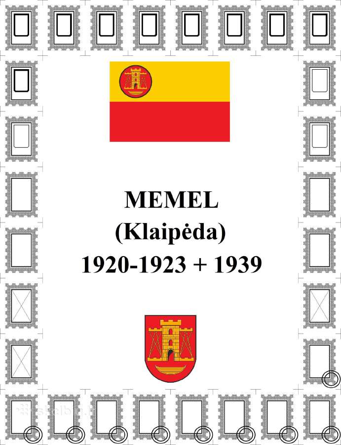Užrašai Memelio pašto ženklų kolekcijai