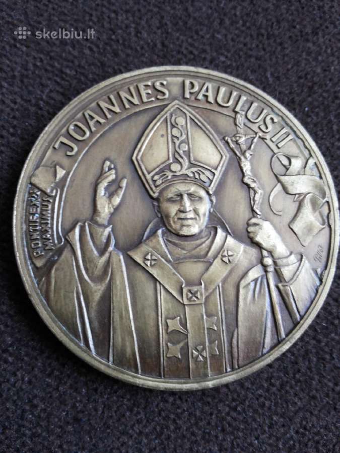 Stalo medalis Pop. Jonas Paulius II