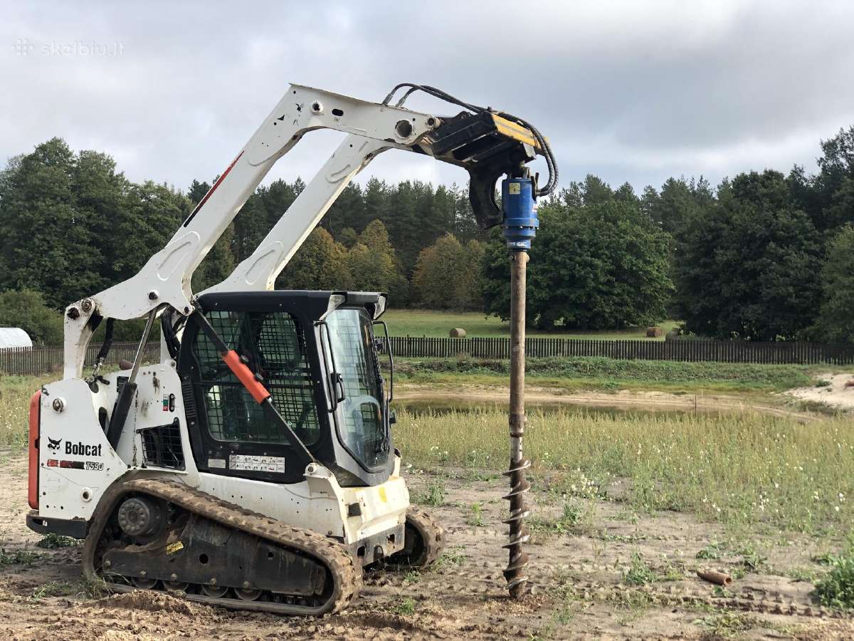 Bobcat vikšrinio T650, T590 nuoma su operatoriumi - nuotraukos Nr. 14