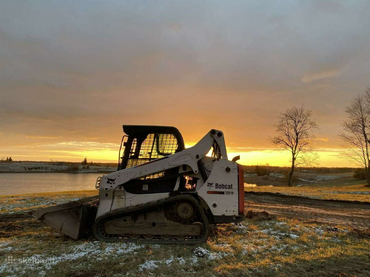 Bobcat vikšrinio T650, T590 nuoma su operatoriumi - nuotraukos Nr. 15