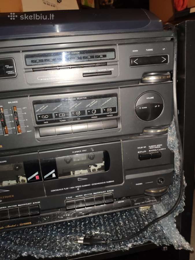 Fisher Mc- 929 . Kasetė. Plokštelė.CD - nuotraukos Nr. 3