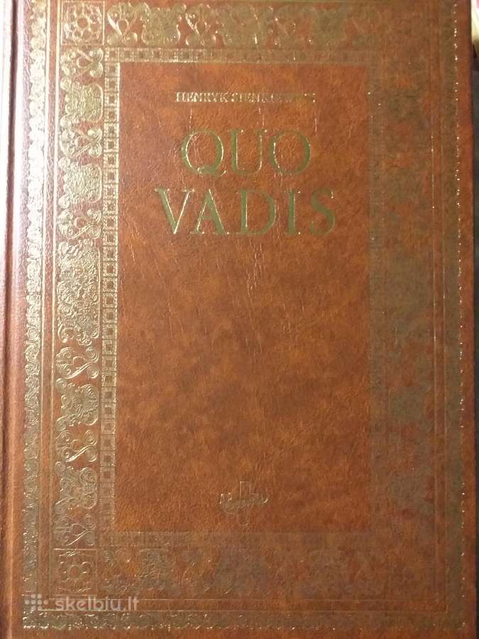 Quo Vadis kolekcinis leidimas originalo kalba - nuotraukos Nr. 2