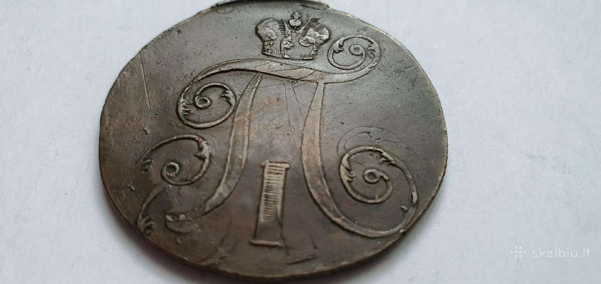 1798 2 kapeikos , perkalta ant kitos monetos - nuotraukos Nr. 3