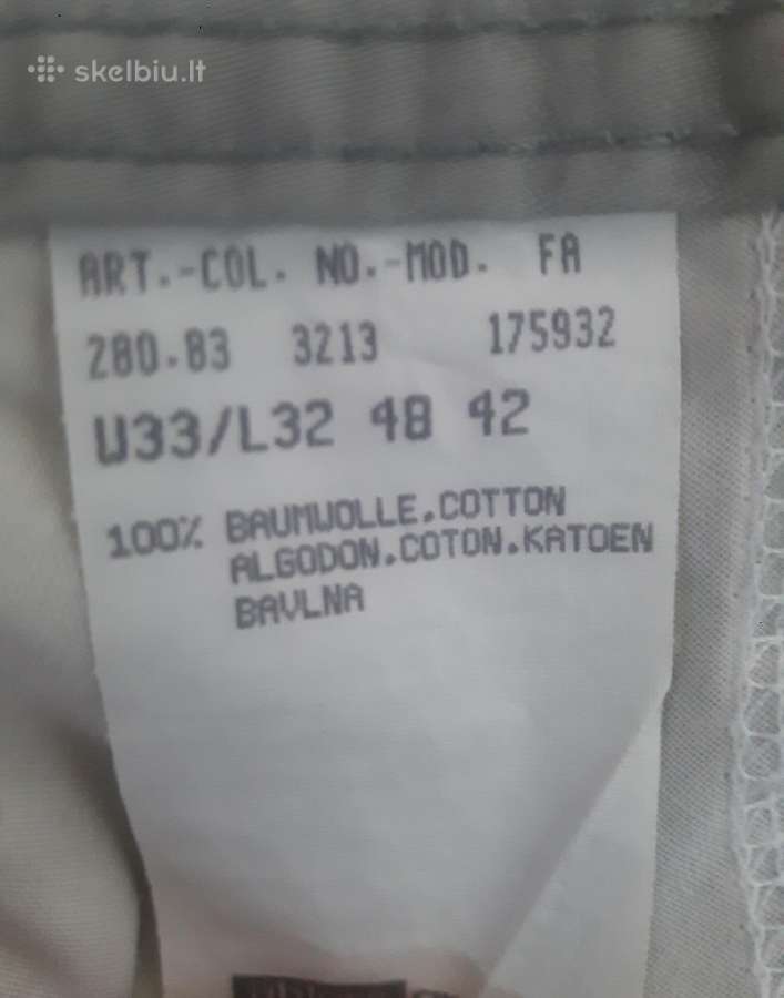 Kelnės Pierrecardin Dydis W33-l32 - nuotraukos Nr. 6