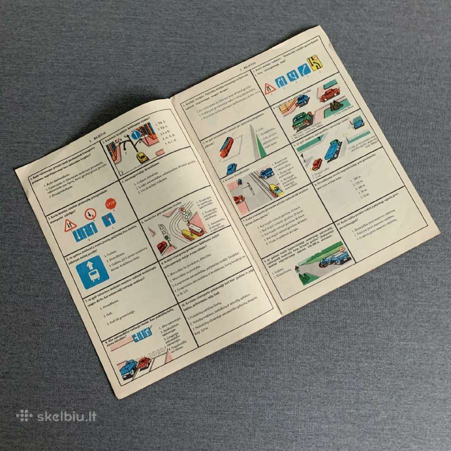 Retas leidinys "Vairuotojų ruošimo mokykla" 1990m. - nuotraukos Nr. 2