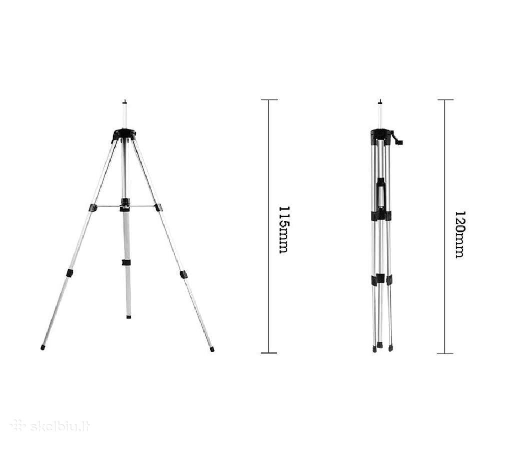 3D lazerinis 12 liniju, 360 laipsniu nivelyras - nuotraukos Nr. 9
