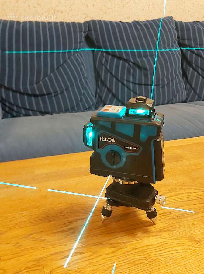 3D lazerinis 12 liniju, 360 laipsniu nivelyras - nuotraukos Nr. 2