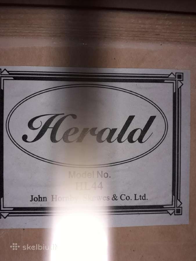 „herald“ klasikinės gitaros modelis Nr. Hl44 - nuotraukos Nr. 2