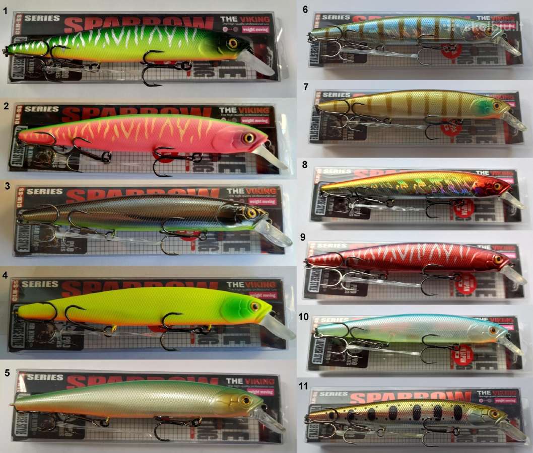 Zipbaits, Megabass, Jackall, Imakatsu Duo analogai - nuotraukos Nr. 9