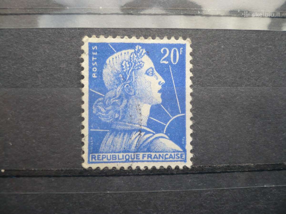 1957 Naujas Marianne tipas - naujos vertybės
