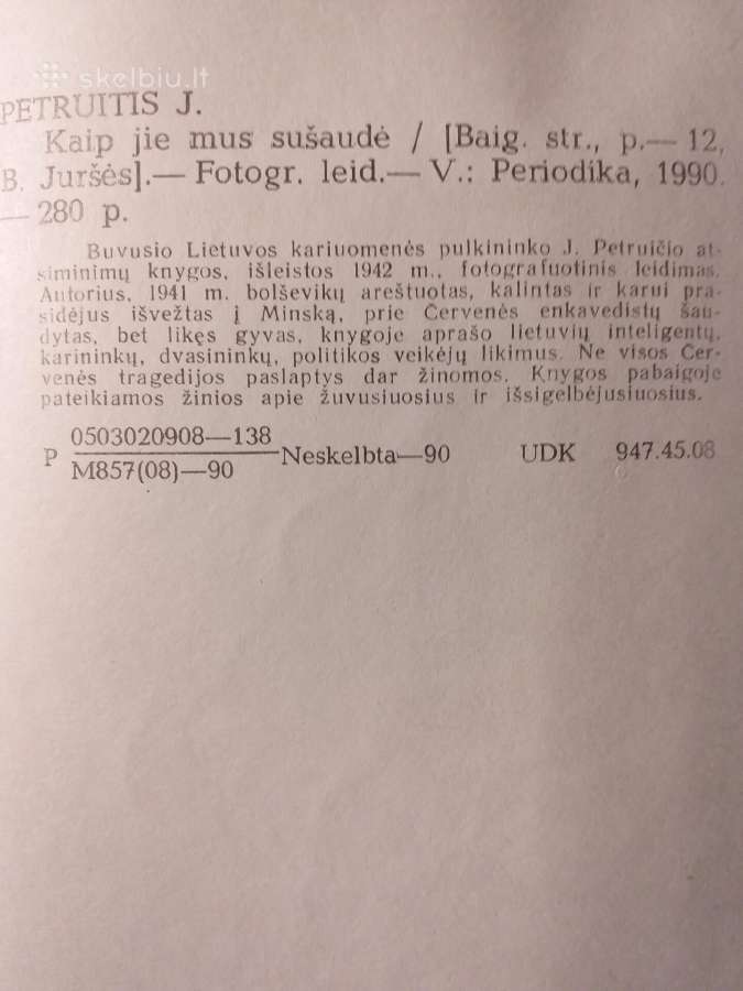 Kaip jie mus sušaudė. Pulk. J. Petruitis - nuotraukos Nr. 2