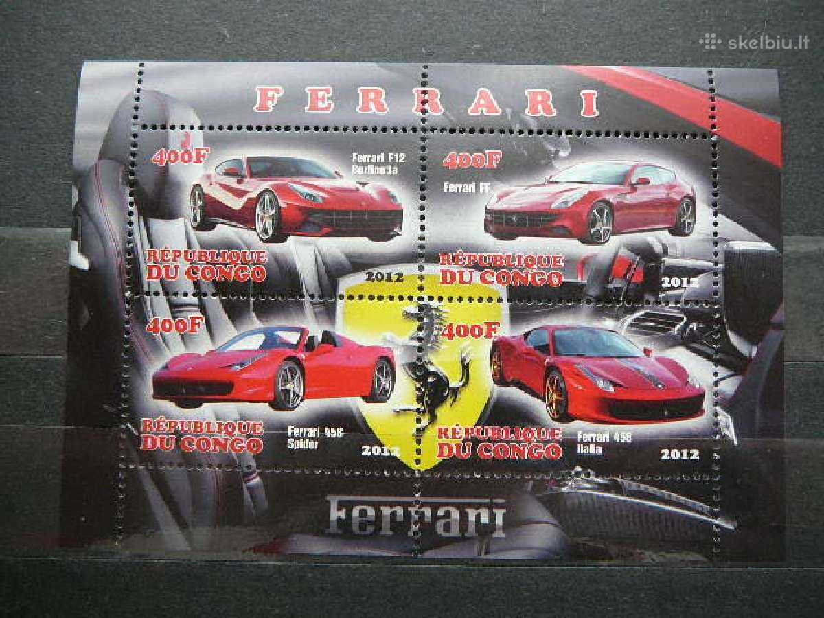 Automobiliai Ferrari svarus g1023a