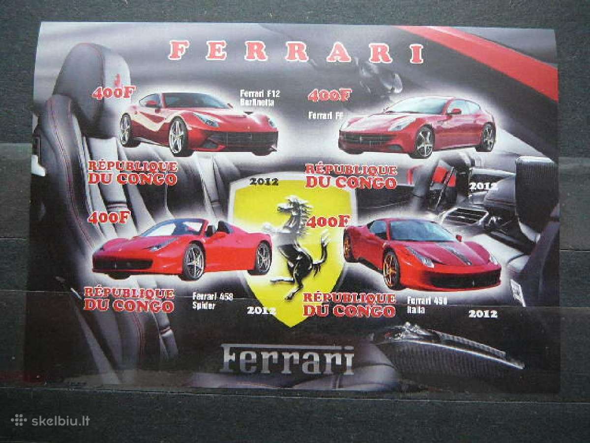 Automobiliai Ferrari svarus g1023b