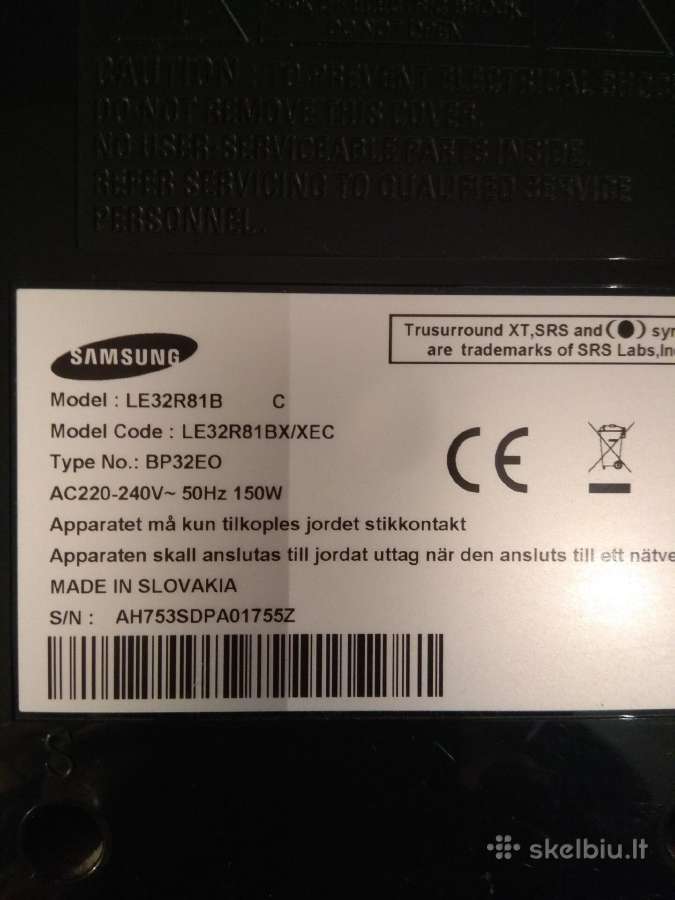 Televizorius Samsung - nuotraukos Nr. 7