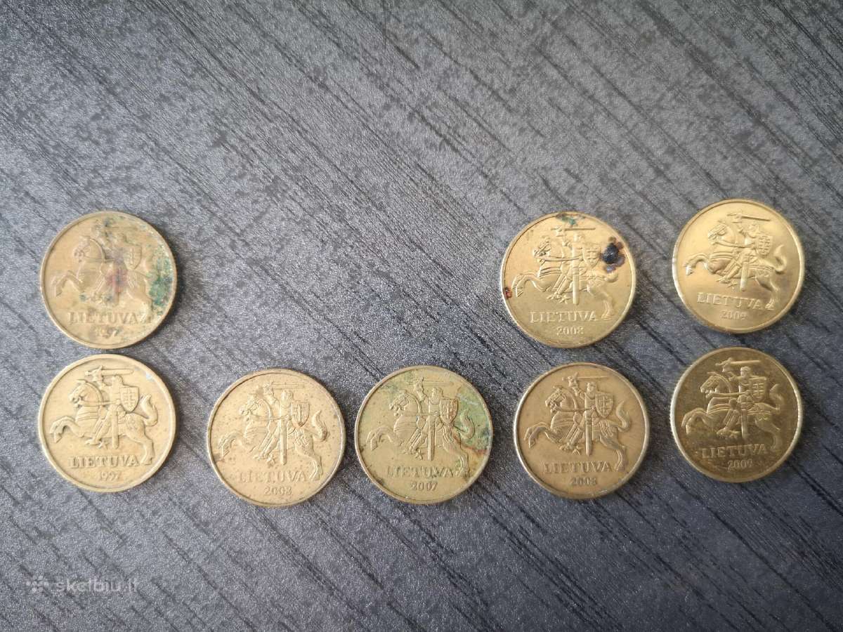 Parduodami banknotai: Litai, centai - nuotraukos Nr. 6
