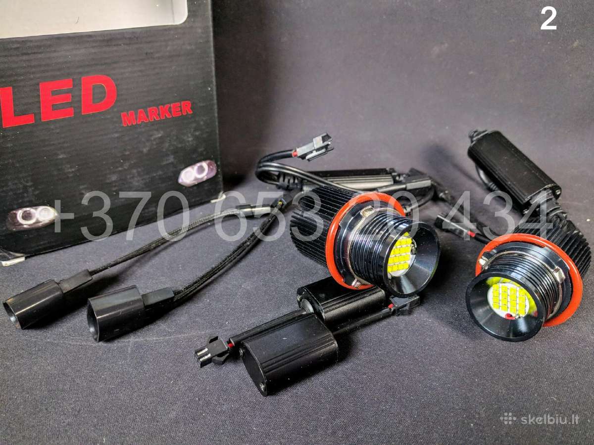 Bmw LED Markeriai Angel Eyes lemputės E90 E60 E39 - nuotraukos Nr. 8