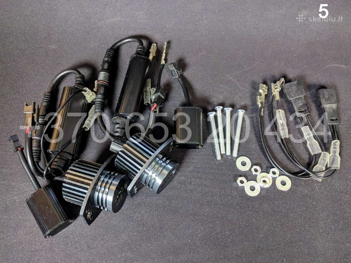 Bmw LED Markeriai Angel Eyes lemputės E90 E60 E39 - nuotraukos Nr. 18