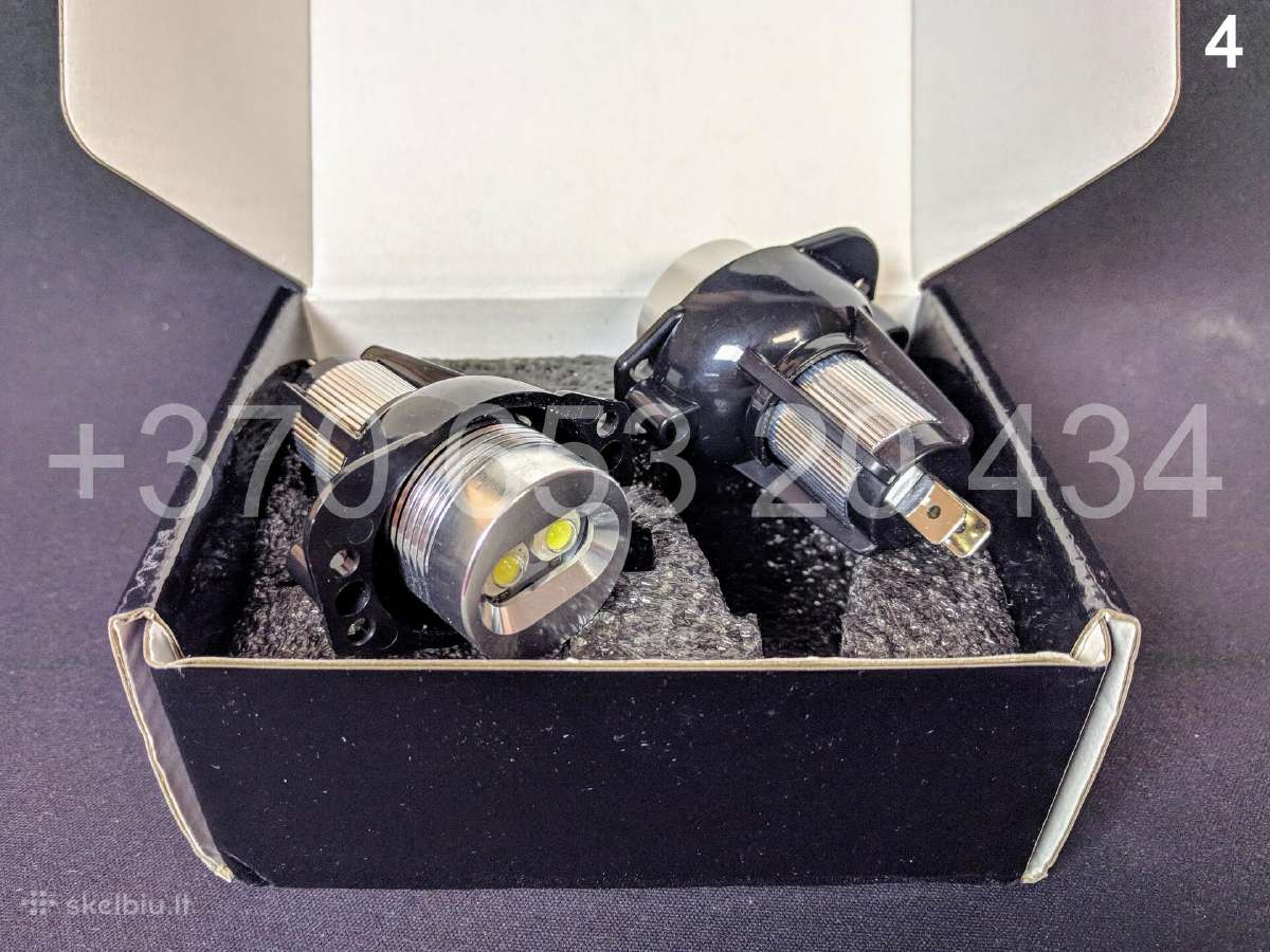 Bmw LED Markeriai Angel Eyes lemputės E90 E60 E39 - nuotraukos Nr. 13