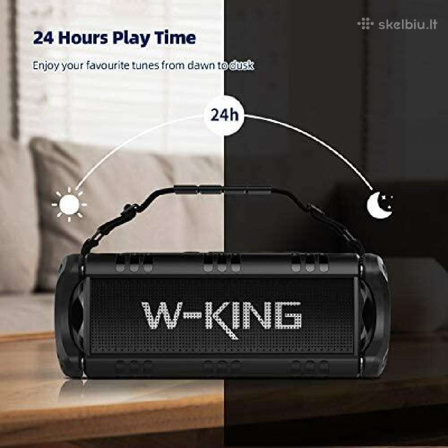 Galinga belaidė 50w Bluetooth kolonėlė W-king D8 - nuotraukos Nr. 5