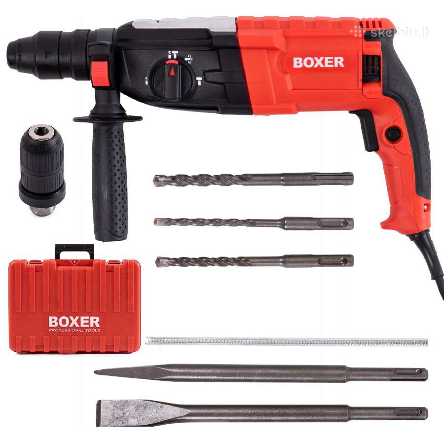 Pigiausiai Perforatorius 3150w su kaltais,grąžtais - nuotraukos Nr. 16