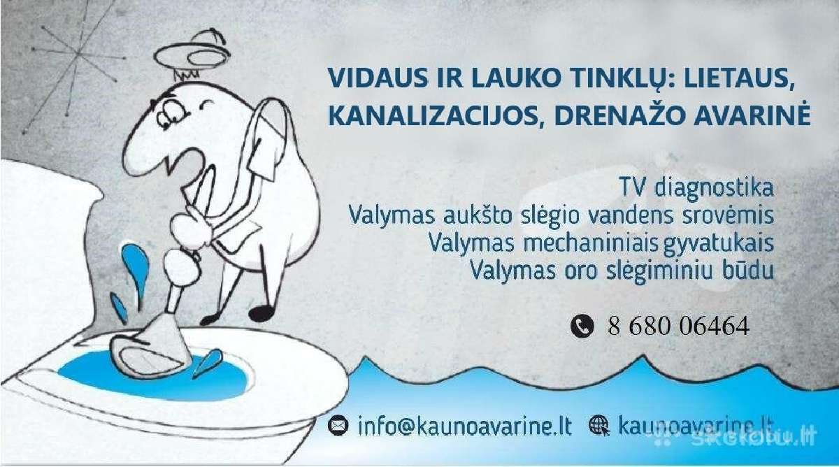 Kanalizacijos atkimšimas Vamzdynų plovimas valymas - nuotraukos Nr. 37