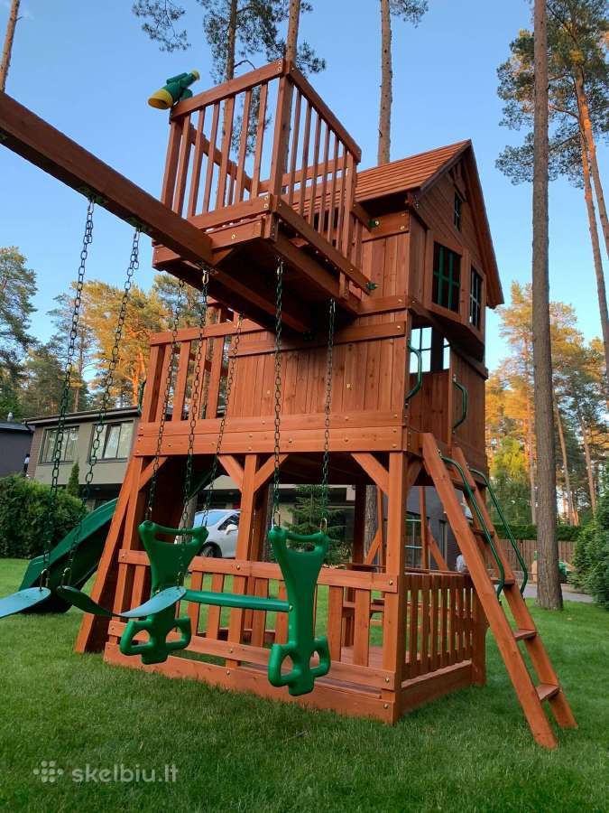 Vaikų žaidimo aikštelės laukui Woodlit kedras - nuotraukos Nr. 7