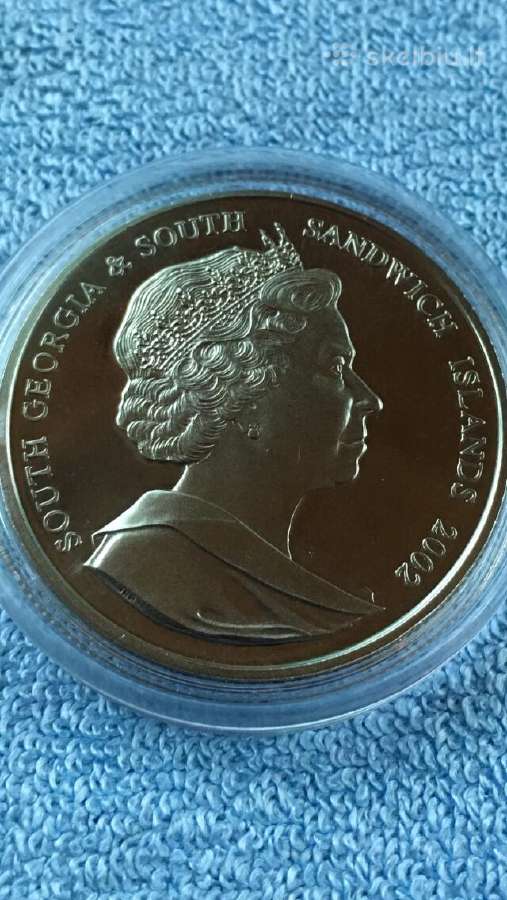 Moneta S.georgia & S.s.isl. 2002m. 2 svarai, cu-ni - nuotraukos Nr. 2
