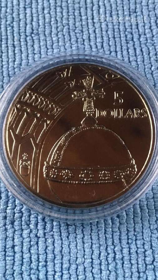Moneta Solomon isl. 2002m. 5 dollars, cu-ni