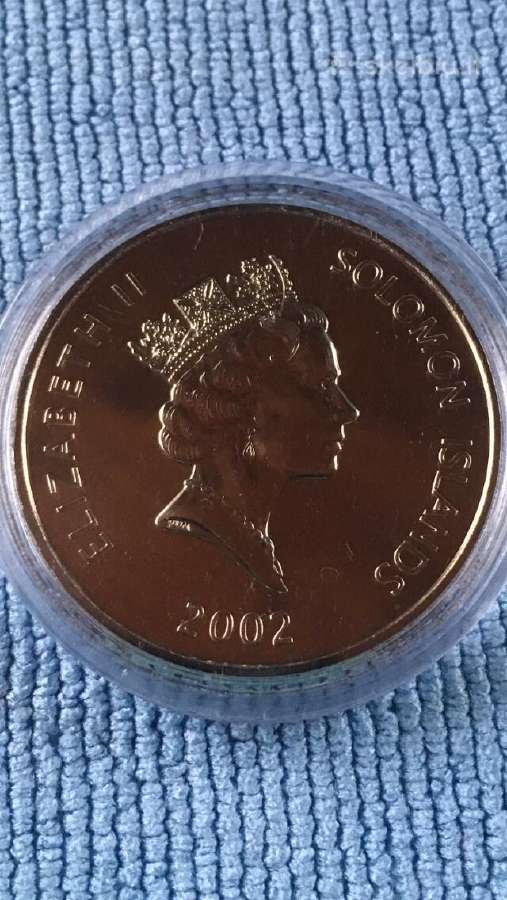 Moneta Solomon isl. 2002m. 5 dollars, cu-ni - nuotraukos Nr. 2