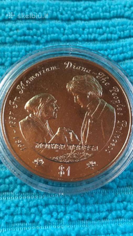 Moneta Sierra Leone 1997m. 1 dollar, cu-ni
