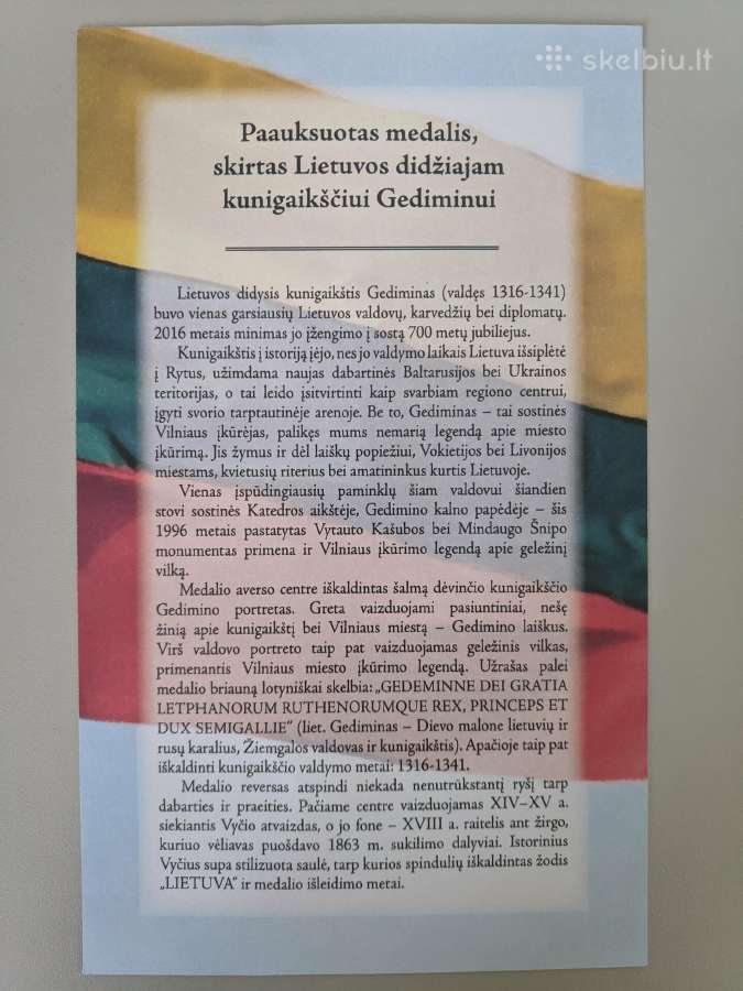 Lietuvos Didžiajam Kunigaikščiui Gediminui Skirtas - nuotraukos Nr. 14