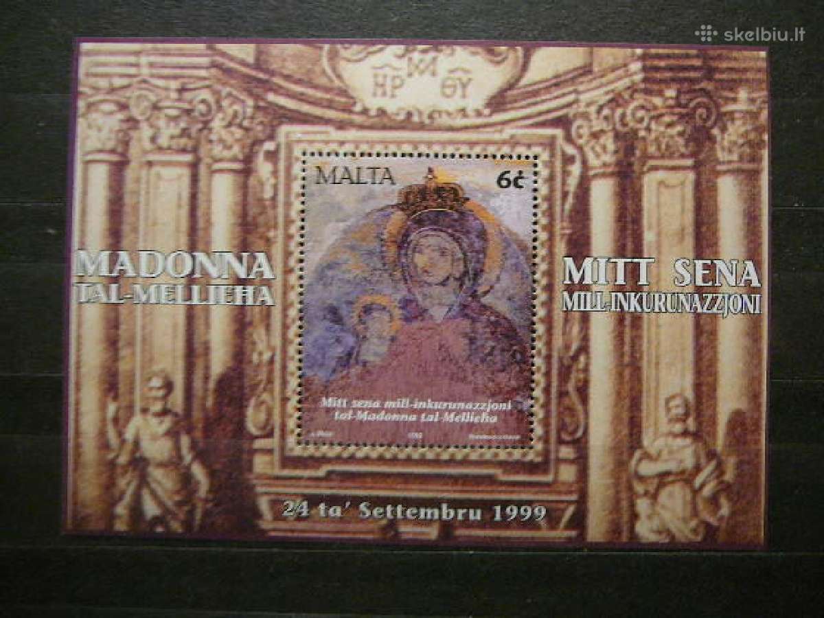 Freska Madona Malta Mnh mt1098