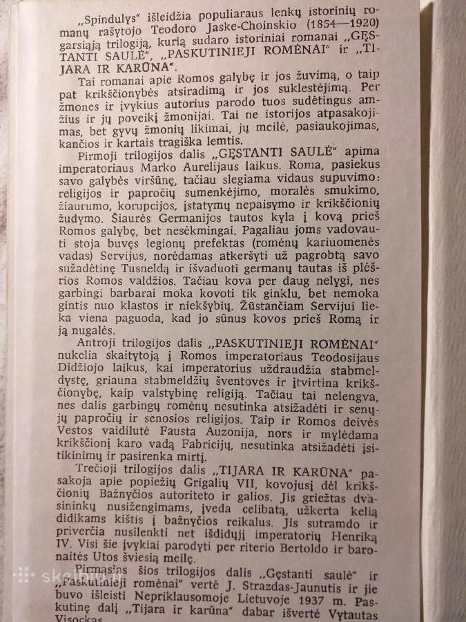 T. Jaske - Choinskio istorinių romanų trilogija - nuotraukos Nr. 4