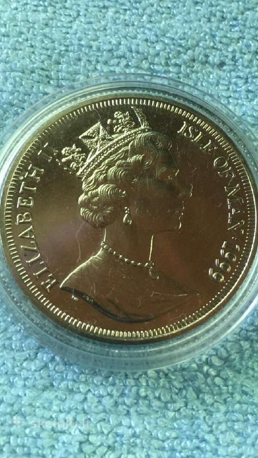 Moneta Isle of Man, 1999m. 1 krona, cu-ni - nuotraukos Nr. 2