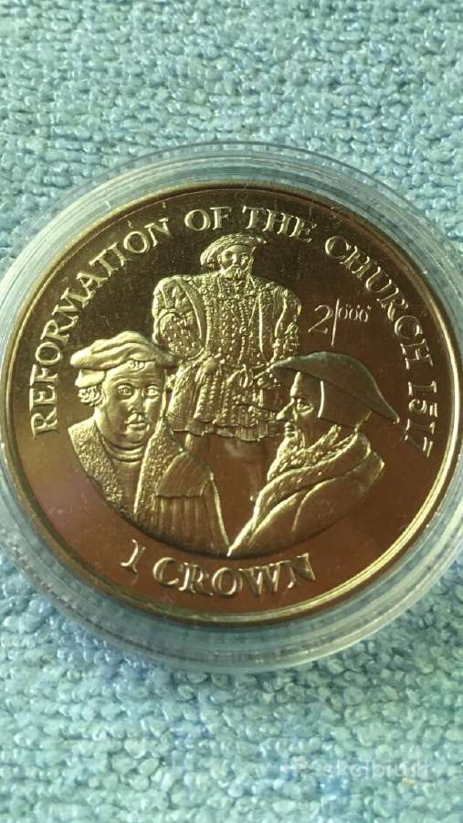 Moneta Isle of Man, 1998m. 1 krona, cu-ni