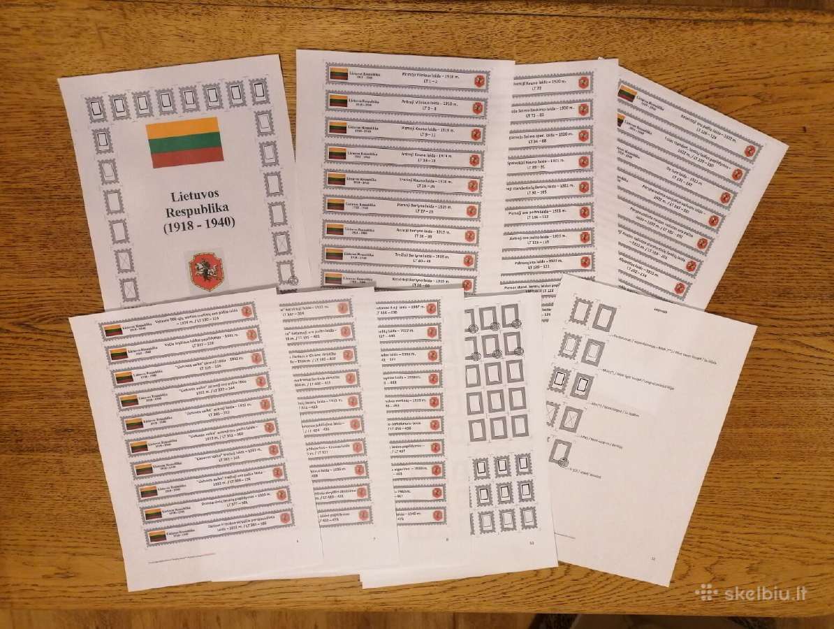Užrašai Tarpukario Lietuvos pašto ženklams - nuotraukos Nr. 4