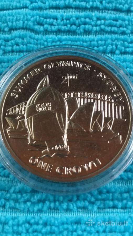 Moneta Isle of Man, 2000m. 1 krona, cu-ni