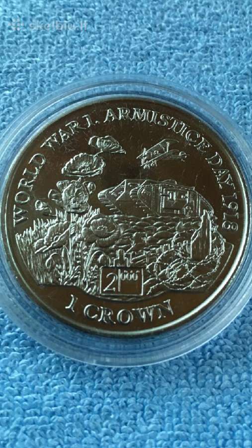 Moneta Isle of Man, 1999m. 1 krona, cu-ni