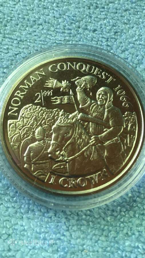 Moneta Isle of Man, 1997m. 1 krona, cu-ni
