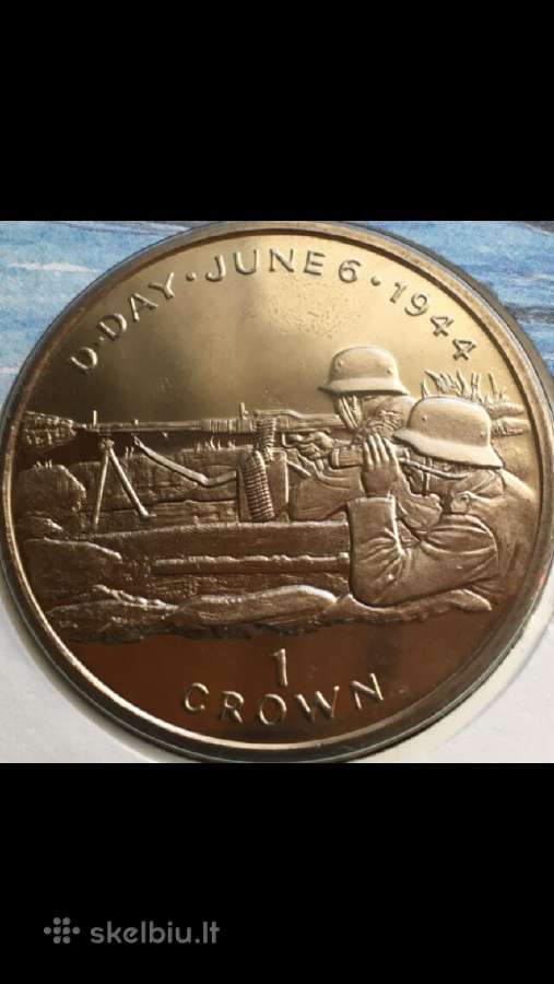 Moneta Isle of Man, 1994m. 1 krona, cu-ni