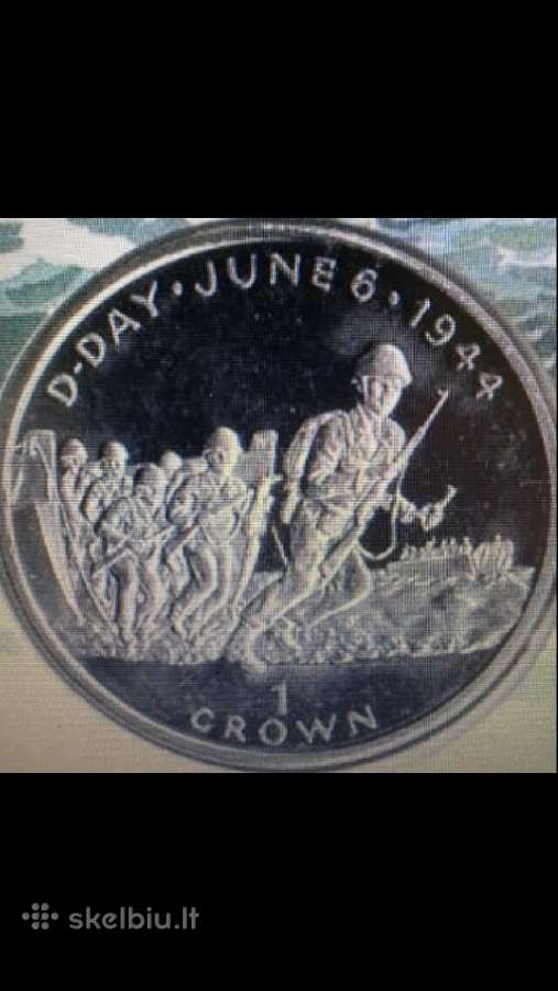 Moneta Isle of Man, 1994m. 1 krona, cu-ni