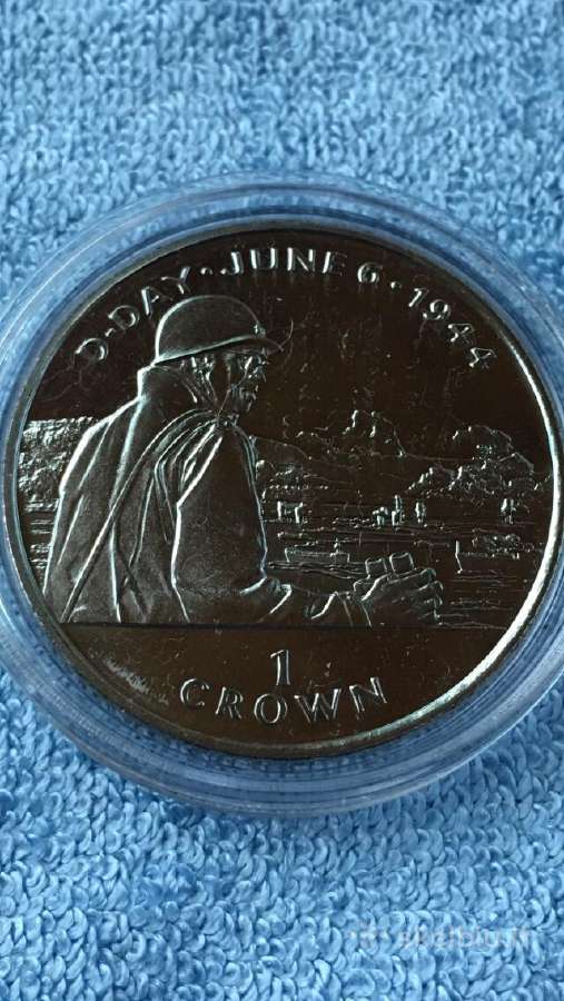 Moneta Isle of Man, 1994m. 1 krona, cu-ni