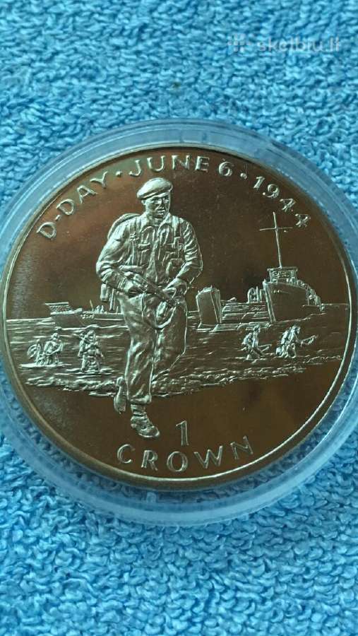 Moneta Isle of Man, 1994m. 1 krona, cu-ni